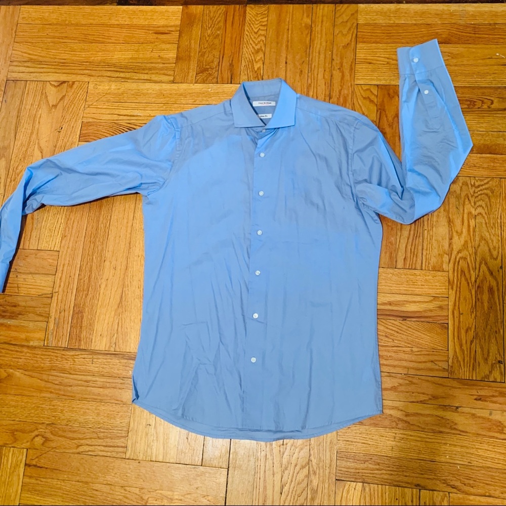 ISAAC MIZRAHI - Slim Fit Button Down